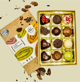 12 Mixed Artisan Chocolates Box